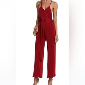 Adriana Iglesias Pau Jersey Jumpsuit | Color: Red | Size 38